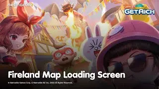 LINE Let's Get Rich: Fire Land Map Loading Screen
