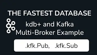 kdb+ and Kafka - Multi Broker using KRaft Mode