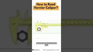 Easy Way to Read Vernier Caliper 👍 