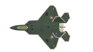 Lockheed Martin F22 Raptor - Réplica