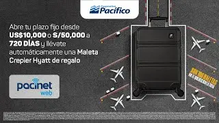 ¡Gánate una maleta Crepier! Paso a Paso de cómo abrir tu plazo fijo por Pacinet Web