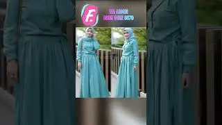 S223 Baju Gamis Dress Syari Sandira
