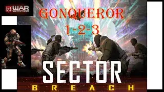 War commander- {september} SECTOR BRECH CONQUEROR 1-2-3/ MINUTE ONLY REPAIR TIME