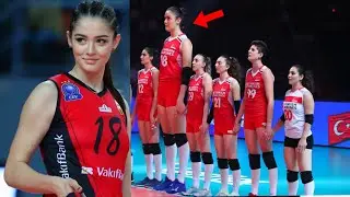 volleyball  I  200cm tall volleyball player zehra gunes  I   volleyball world