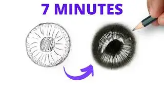 How to Draw a Realistic Iris - Simple Step-by-Step