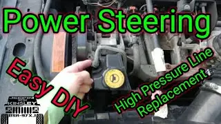 97 Jeep Cherokee High Pressure Power Steering Line replacement