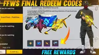 FFWS Final Redeem Codes | Free Fire FFWS Final Rewards | Collect FFWS 2022 All Tokens Free Fire