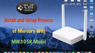 Detail and How to setup wifi password of Mercury Wifi router 2017