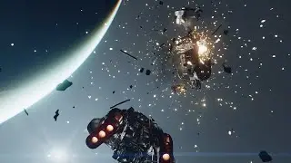 4K Starfield Ambience & Music   Walking on all of the Planets and Moons in the Solar System