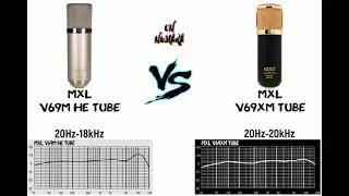 MXL V69M HE Tube vs MXL V69XM Tube Studyo Mikrofon Özellik Karşılaştırma Videosu - 