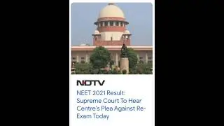 NEET UG 2021 RESULTS | SUPREME COURT DECISION
