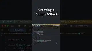 Creating Simple VStack in SwiftUI | Beginners Guide | Shorts
