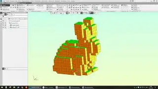 Дискретная 3D-модель кролика в КОМПАС-3D