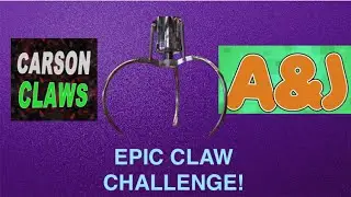 EPIC CLAW MACHINE CHALLENGE WITH THE AANDJ SHOW!