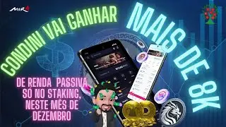 Renda Passiva + de 8.000,00 no mês - e nem é no Mirage! Quer saber como? #condinicorp #mir4