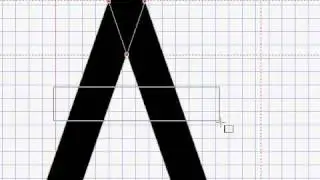 Create Letter A with Font Creator Program