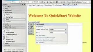 9 - ASP.NET Menu and Navigation Control