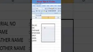 Excel Tips and Tricks  #excelshorts #exceltips #excelshortcuts