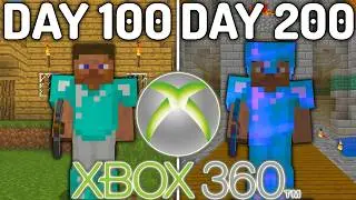 I Survived 200 DAYS on Minecraft XBOX 360 EDITION!
