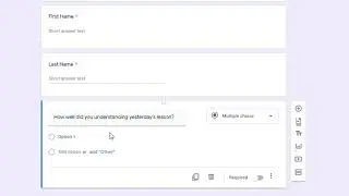 Google Forms - Making an Exit Ticket