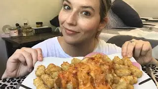 CHICKEN PARMIGIANA & TATER TOTS MUKBANG | Hungover Eating Show 먹방