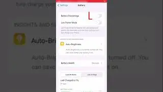 show battery percentage on your iphone ❤️ II #shorts