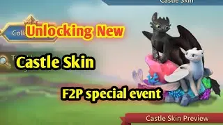 Toothless and light fury | New castle skin unlocked | Lords Mobile