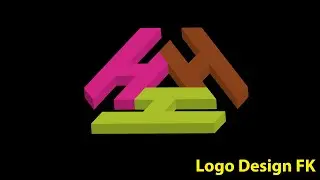 H Logo Design Illustrator. H logo design tutorial. H letter logo. Triple h . 3d h logo design.