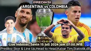 PREDIKSI:ARGENTINA vs COLOMBIA (FINAL COPA AMERICA )🔴Colombia Lagi On Fire🔥Argentina Wajib Waspada💪