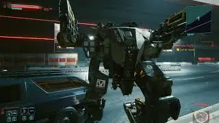 Cyberpunk 2077 NPC Wars #1 :  Attack Arasaka with my Militech Mech