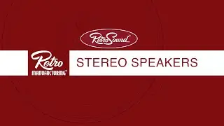 RetroSound® Stereo Speakers