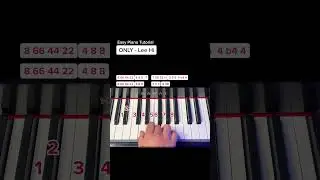 How to play „ONLY“ by Lee Hi #pianotutorial #easypiano #learnpiano #pianolessons #kpoppiano
