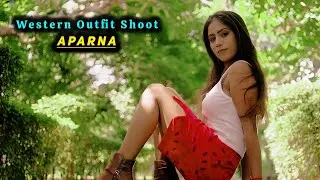 Western Outfit Shoot By Aparna😍Hot Look🫦 #westernshoot #hotlook