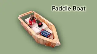 How to make toy boat || DC toy motor with paddle impeller || how to make diy toy boat