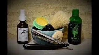 Бритьё.Мыло Karve Shaving, ремень от Макса, бритва New England, Dejavu,Soap Alli,Omega