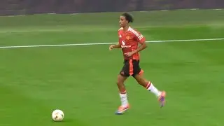 Leny Yoro Man Utd DEBUT vs Rangers 2024/25 🔴⚫