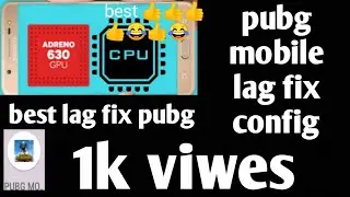 HOW TO FIX LAG IN PUBG MOBILE? 🔥😍 (GET MAX FPS)