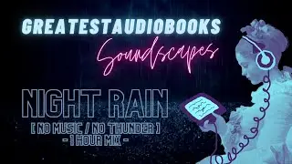 🌒🌧️Night Rain - Dark screen for 
