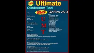 umt new update Qcfire 8.0| new update Umt Qcfire 8.0 oppo a53,f17,f19,a33 unlock by umt big update