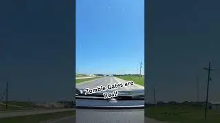 Driving to Delacroix, LA you can see the Zombie Apocalypse Gates.  #thewalkingdead #zombies