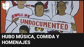 Emotivo homenaje para recordar a migrantes fallecidos: se celebró frente a un centro de detención