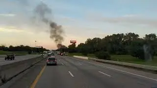 Car on Fire Dearborn, MI in 8K
