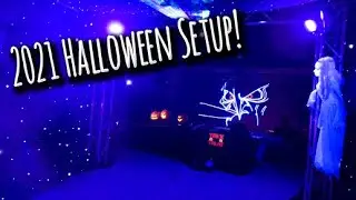 Our Halloween 2021 display! (Behind-the-scenes at the end of the video!)