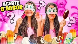 DESAFIO ACERTE O SABOR DO PICOLÉ DE OLHOS VENDADOS *A REVANCHE
