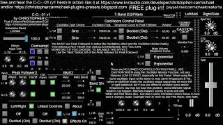 KVR Developer Challenge 2021, C-C- -01 v1, by CHRISTOPHER CARMICHAEL - Overview of Features