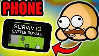 SURVIV.IO on PHONE CHALLENGE!