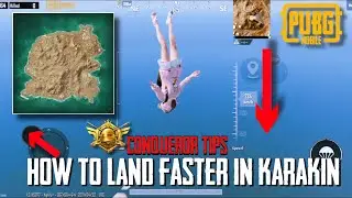 How to Land faster in Karakin! - Pubg mobile ❤️