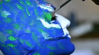 Peacock. Body Art. Боди Арт. Павлин.