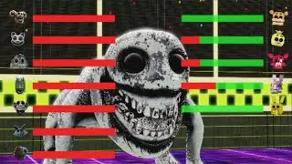 TOP 5 ZOONOMALY MONSTERS VS The Amazing Digital Circus animation with HEALTHBARS