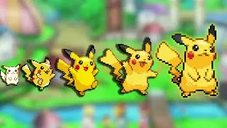 The PIXEL ART of PIKACHU